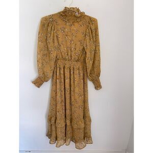 BY THE RIVER Bohemian Floral Dress Size Small NWT